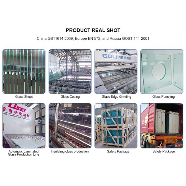 838mm PVB SGP Clear Laminated Horticultural Float Glass Sheet Unbreakable