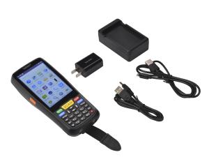 China Portable Android Industrial PDA 1D / 2D Barcode Scanner Biometric 4 Inch LCD on sale