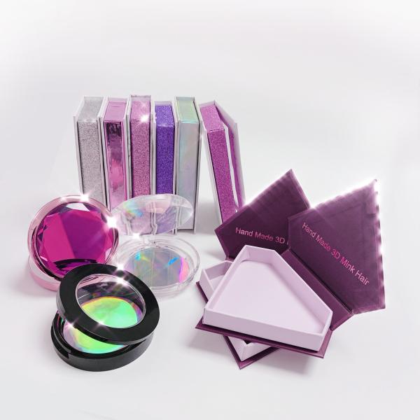 Magnetic Box Real Mink Fur 5D Mink Eyelashes Private Label 25mm Length