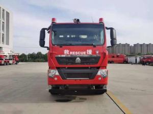 Best JP18 HOWO Water Tower Fire Truck 16kW/T Sinotruk Foam Fire Truck wholesale