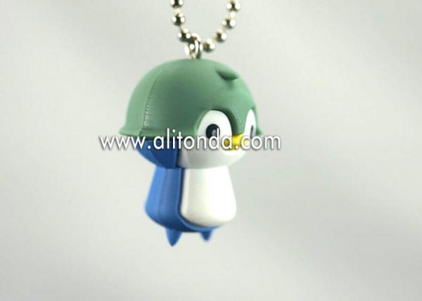 Cheap Soft pvc cartoon anime bird shape three dimension 3d figures action figures with ball chains for sale