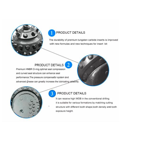 8-1/2 Single Cone Bit , Rock Roller Drill Bit For Bored Piles