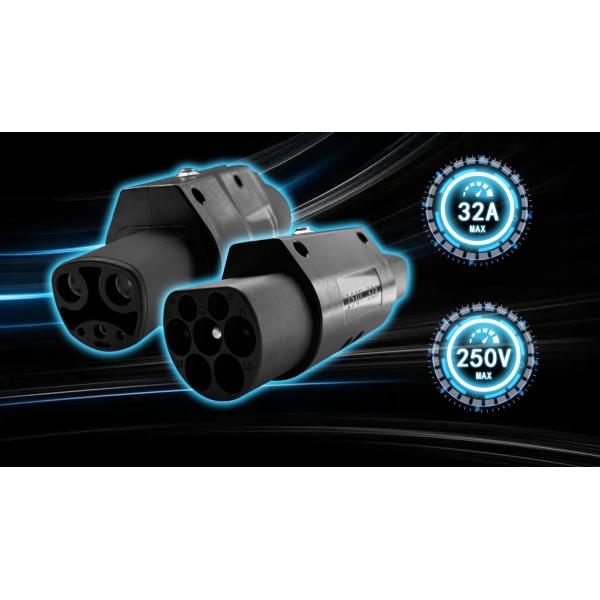 Type2 to Tesla EV Charging Adapter 32A AC Type2 Charging Pile for Tesla Car 220V 32A 7KW