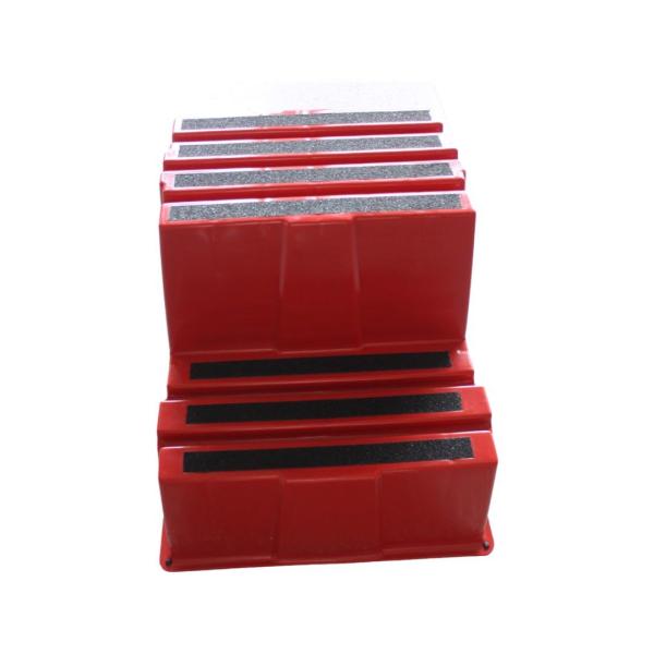 Cheap Plastic Polyethylene Safety Step Stool Heavy Duty Non Slip Single Step Stool for sale