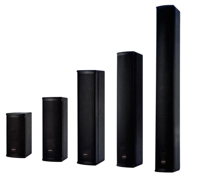 Best Full Frequency Linear POE Column Speaker Built In DSP Processing wholesale