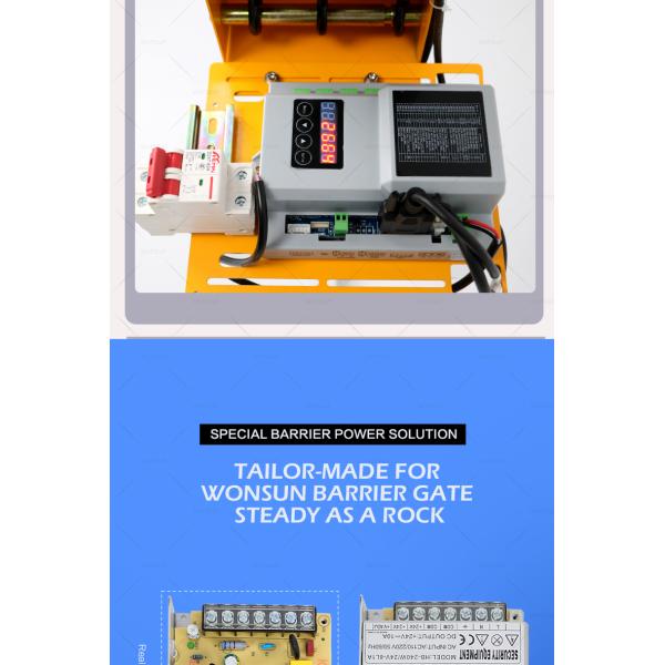 DC Brushless Fast Speed Parking Boom Gate Traffic Road Vehcle Barrier Gate