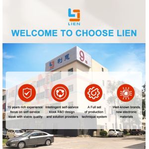 23.8 inch Self Ordering Kiosk with POS Holder and Cold-rolled Steel Frame