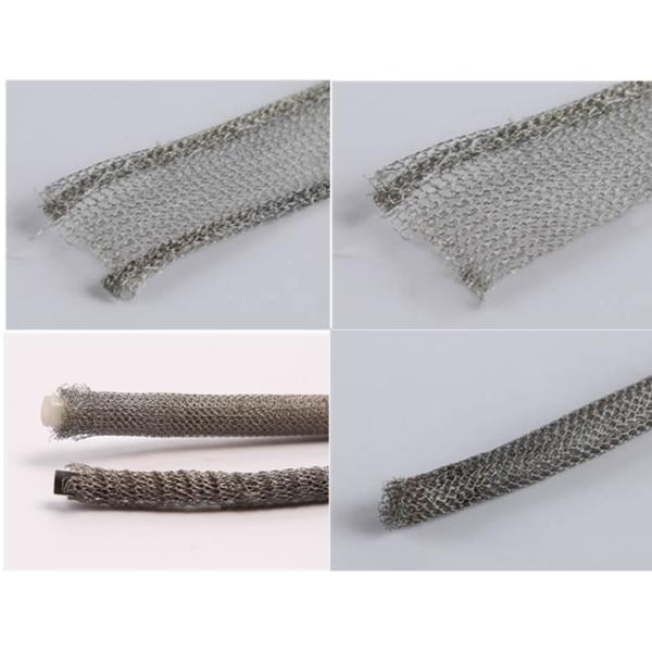 EMI Shielding Knitted Wire Mesh Gasket 316SS Square Ring φ5mm Conductive Elastomer Cored