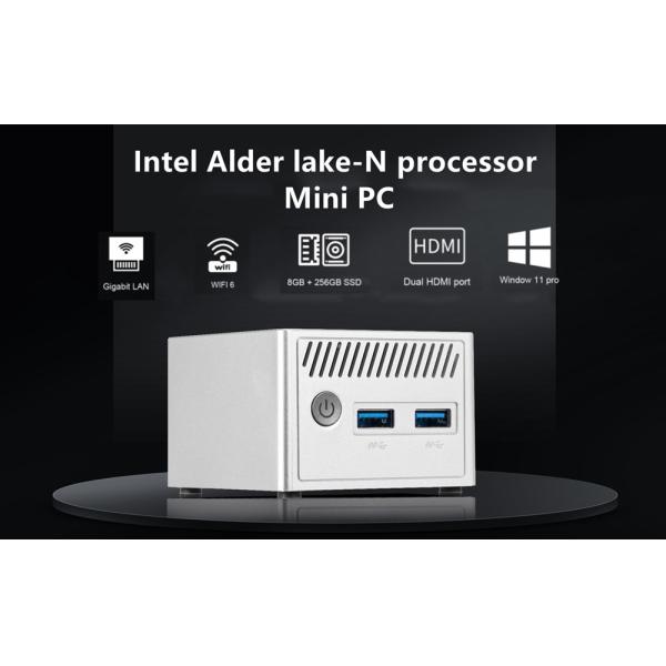 Lightweight Mini Desktop Computer Intel Alder Lake N N100 CPU