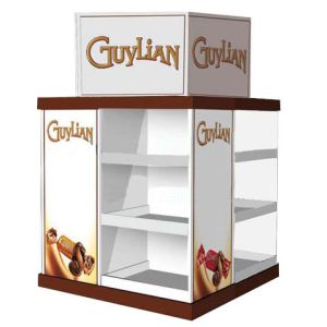 BWPD2019015 Cardboard Chocolate pallet Displays corrugated board pallet display