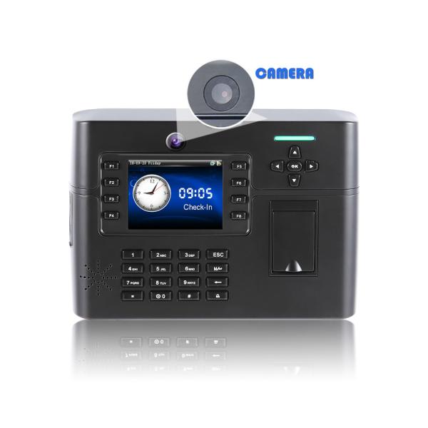 Cheap Big Capacity Biometric Fingerprint Access Control and Time Attendance with Camera and Built-in Battery TCP/IP USB for sale