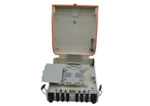 Plastic IP55 FTTH Terminal 144FO Fiber Optic Junction Box