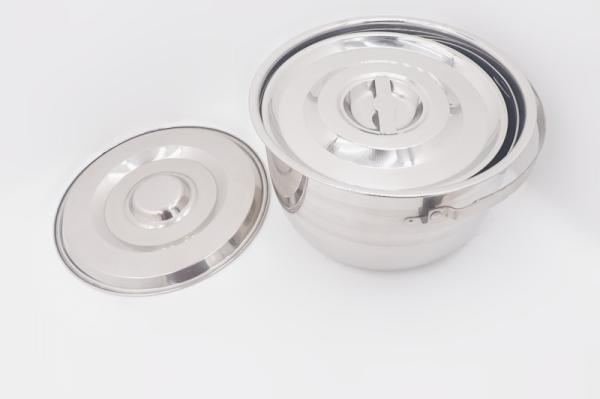 Cheap 21cm 24cm Stainless Steel Cooking Pot For Travel Camping for sale