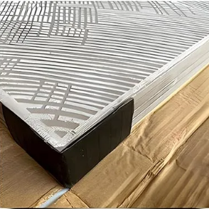 Glossy Luster Black 20mm Hexagon Floor Tiles for Vitrified Technique in Bathroom