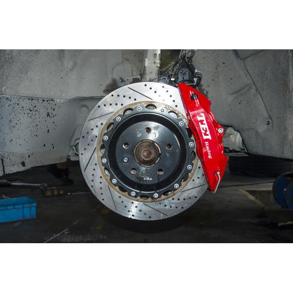 BBK For Audi A4L Installed Big Brake Kits 4 Piston Calipers P40NS