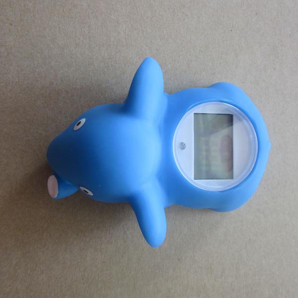 2016 Hot Sales custom make cartoon COW baby bath toy water temperature thermometer