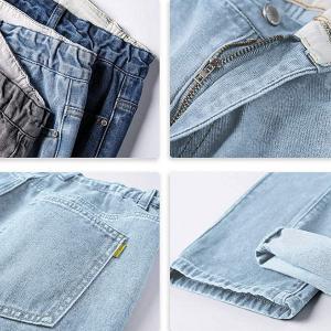 Best Denim Blue Jeans Poly Cotton Stretch Fabric 3/1 Weave Twill Wear 92*60 BW8OZ wholesale