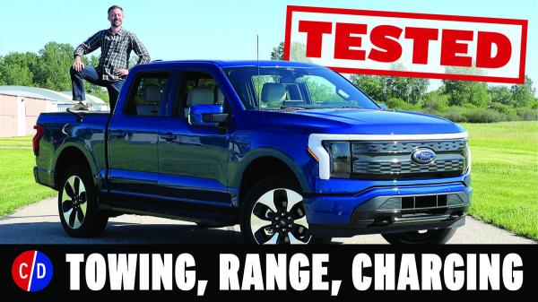 Cheap electric car Ford F-150 Lighting pure electric pickup with large range and huge storage for sale