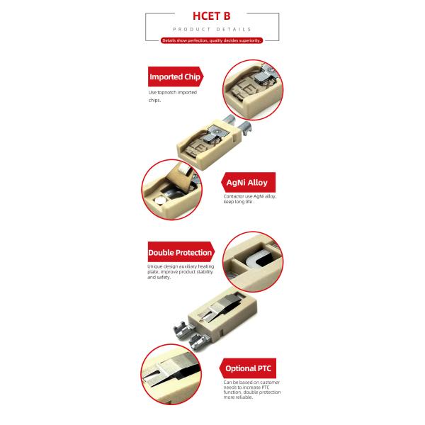 Motors High Temp Thermal Cutoff Switch For Heater Overload Protector Custom