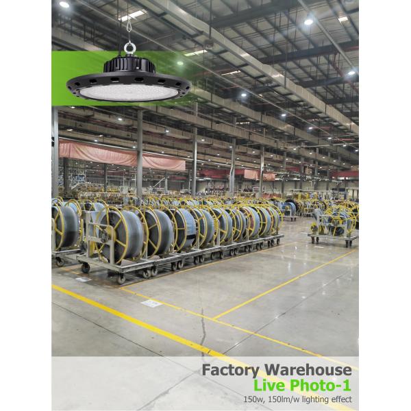 UFO High Bay Light With Motion Sensor Ceiling For Workshop Warehouse