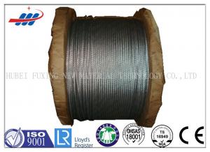 6*7+FC High Carbon Galvanized Wire Rope 1570-1770MPA Tensile Strength