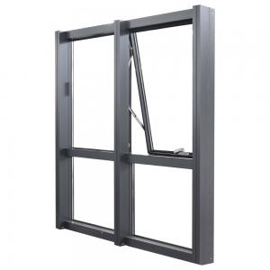 Best Open Frame Aluminium Curtain Wall, Curtain Glass Window Anodizing Black Frame wholesale