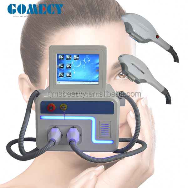 IPL 2 Handles Skin Rejuvenation Acne Treatment Vascular Hair Removal Machine