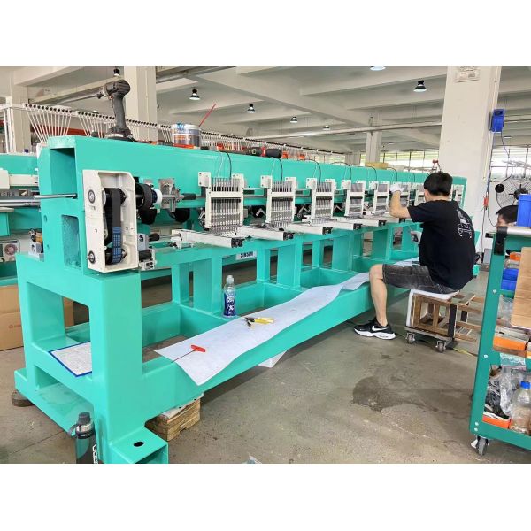 Three-in-one Function 1200 Rpm High Speed Computer Embroidery Machine 4 Head 15 Needles Industry