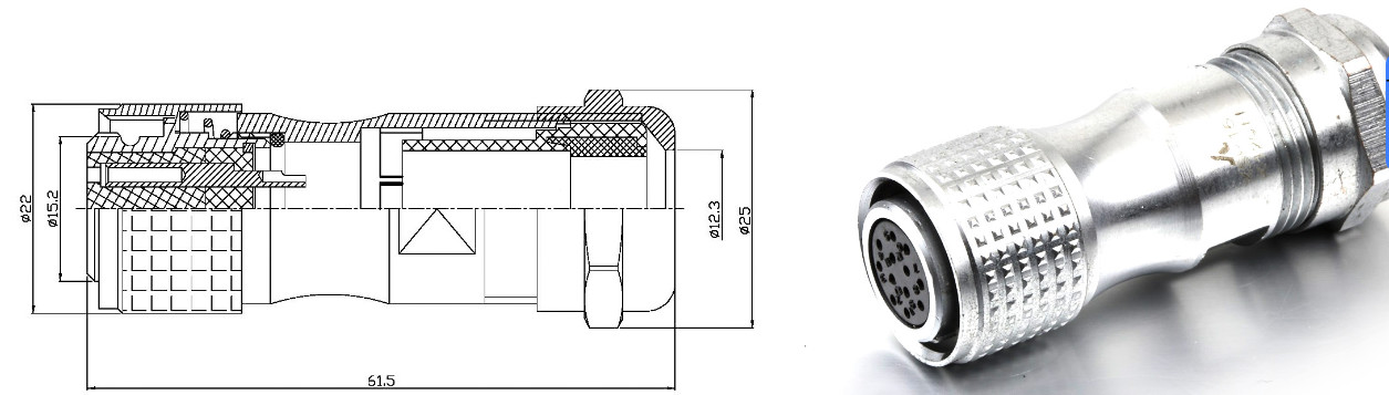 Tightly Assembly And Fast 4 Pin Servo Connector