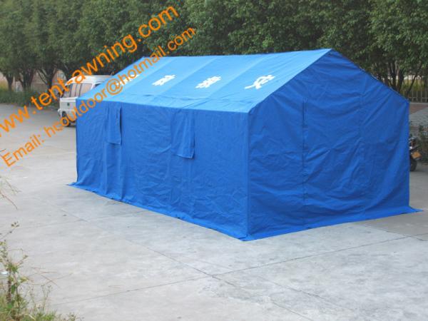 Cheap Outdoor Steel Framed  Waterproof  Emergency Disaster Relief  Tent  Refugee Tent for sale