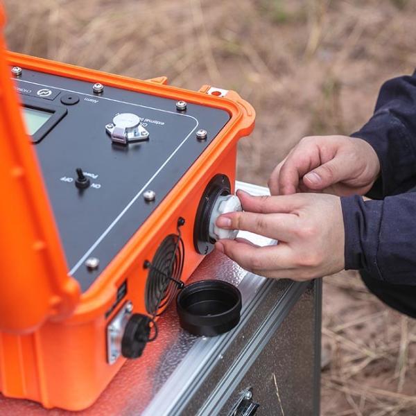 12KW Magnetic Survey Instruments TEM Transient Electromagnetic Remote Control