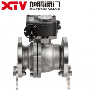 Best US Electric/Pneumatic Flanged Floating/Fixed Ball Valve with Net Torque 7n.M-1250n.M wholesale