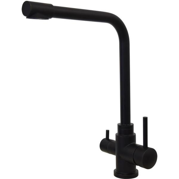 Cheap Hot Selling Fashionable Mixer Tap Stainless Steel 304/316 Kitchen Water Filter Faucet Black Color for sale