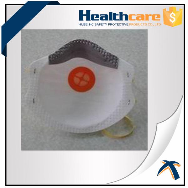 Cheap Earloop Disposable PM2.5 Face Mask NIOSH N95 Pollution Mask With Exhalation Valve for sale