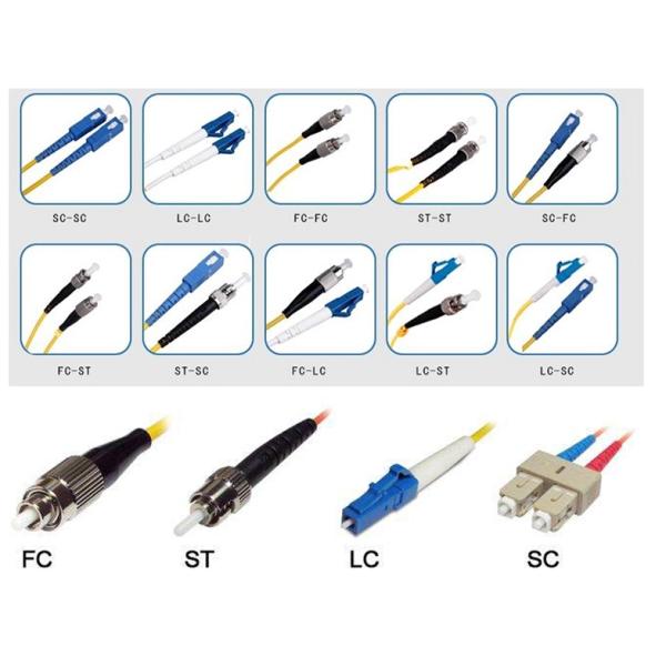 Single Mode 125 Simplex Duplex SC UPC Fiber Optic Patch Cord