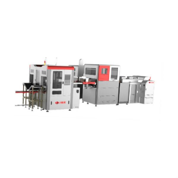 Cheap LY-HB2500CK Humanized Rigid Box Making Machine , Intelligent High Speed Cardboard Box Making for sale