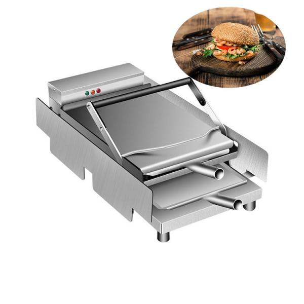 Cheap Commercial Full Automatic Burger Bun Toaster Machine For Snack Shops for sale