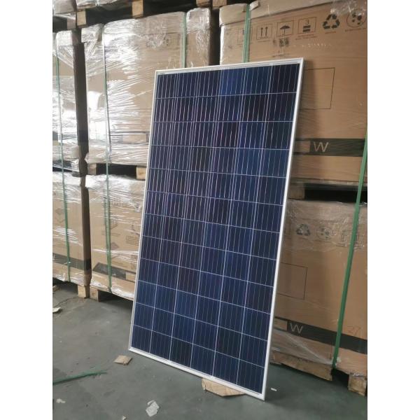 Poly Crystalline Dark Blue 5BB 330W Grade B Solar Panels White Frame