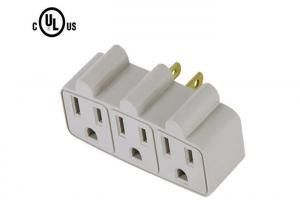 UL Listed AC Power Plug Adapter Witth 3 Outlet Surge Protector Wall Tap 15A 125V 60HZ