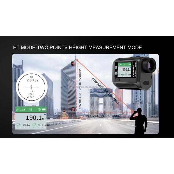 J1200m High Precision Laser Rangefinder Multifunction Device for Real Estate and Engineering