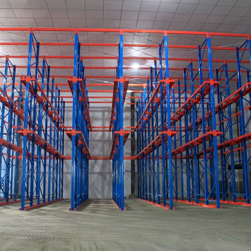Customized Depth Drive In Pallet Racking Galvanized Surface Heavy Duty Warehouse