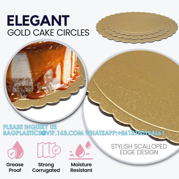 Cakeboard Round, 4, 6, 8, 10, 12 Inch Cake Base Cardboards, Round Cake Circles, Each Size, Set For Baking Cake