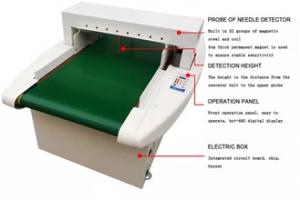 Best 25m/min Food Metal Detector , Auto Conveying Garment Needle Detector wholesale