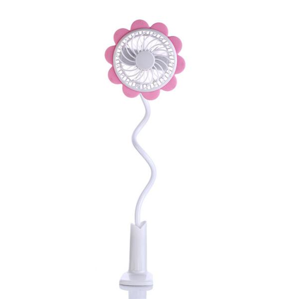 Cheap Sunflower Clip fan rechargeable battery operated clip on mini usb desk fan for sale