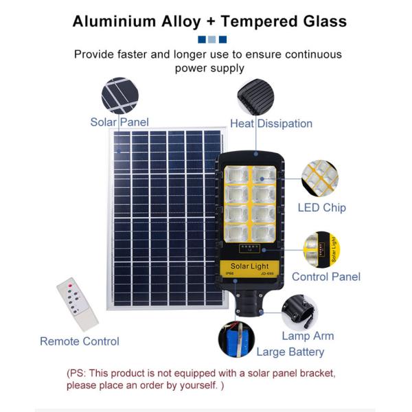 All Wattage Street Light LED IP66 Integrated Solar Panel Energy System