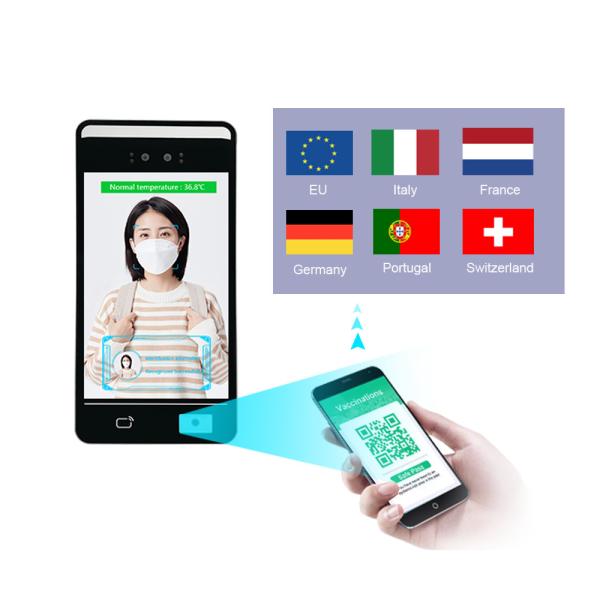 Cheap Face Recognition QR Code Reader Access Control Reader With Wiegand TCP IP Relay for sale
