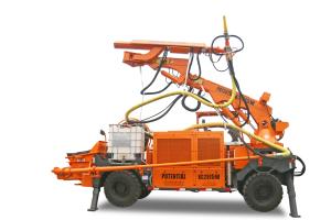 China Computerized Double Pump Hydraulic Wet Shotcrete Machine on sale