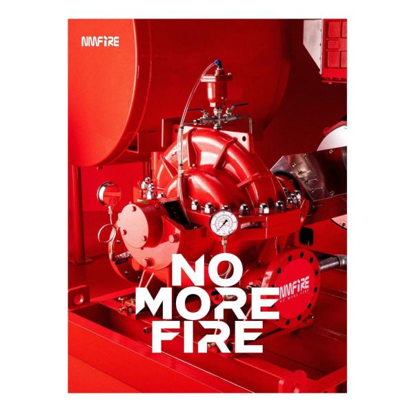 200GPM End Suction Fire Pump Ductile Cast Iron Casing and Electric Motor UL for Durable Fire Protection