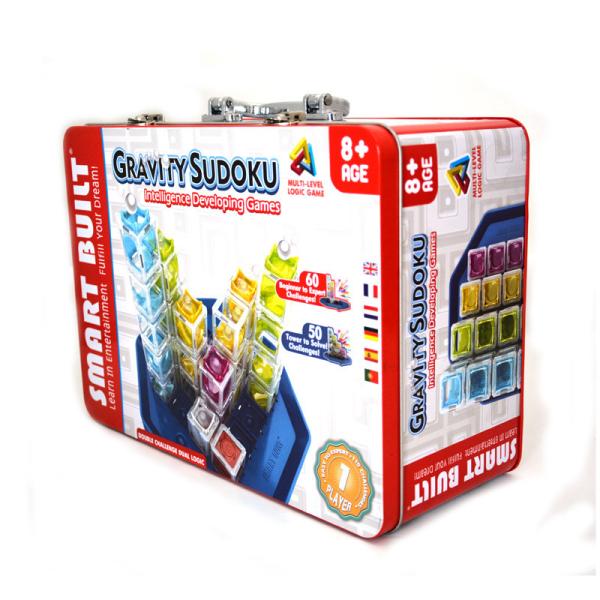 Cheap Antirust Decorative Tin Boxes With Lids , Lockable rectangular hinged tin containers for sale