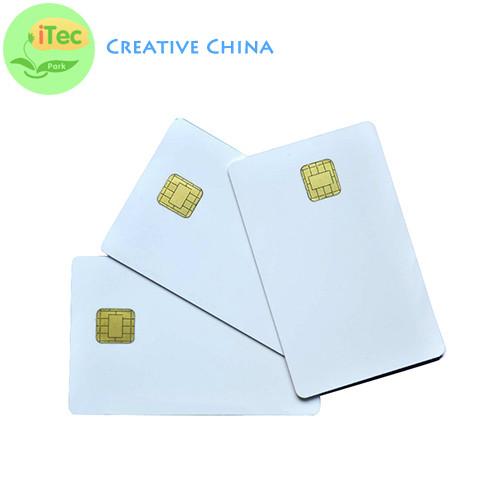 Cheap Smart CPU java card with operating OS high security performance card dual interface card for sale